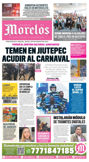 Cover of Diario de Morelos
