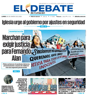 Cover of El Debate de Culiacan