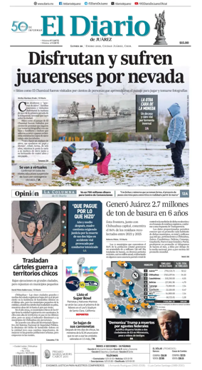 Cover of El Diario de Juarez