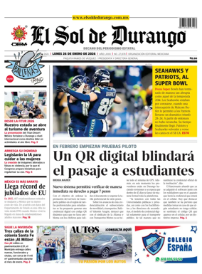 Cover of El Sol de Durango