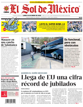 Cover of El Sol de Mexico