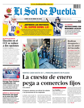 Cover of El Sol de Puebla