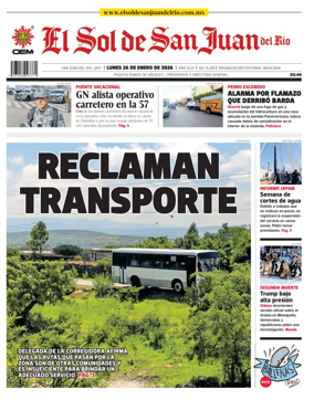 Cover of El Sol de San Juan del Rio