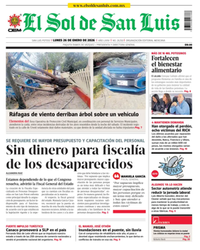 Cover of El Sol de San Luis Potosi