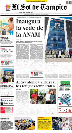 Cover of El Sol de Tampico