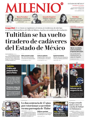 Cover of Milenio Edo de Mexico