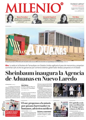 Cover of Milenio Tamaulipas