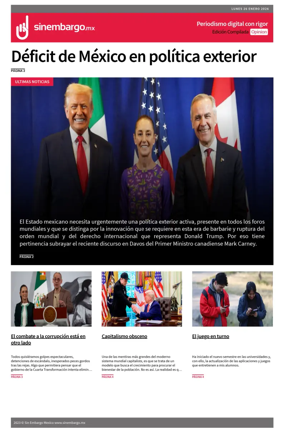 Cover of Sin Embargo Opinion