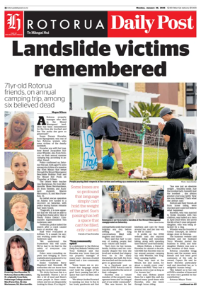 Cover of Rotorua Daily Post