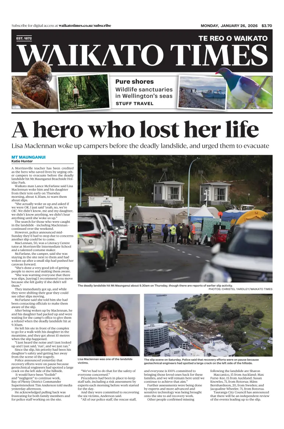 Cover of Waikato Times