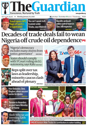 Cover of The Guardian Nigeria