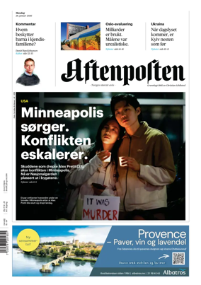 Cover of Aftenposten