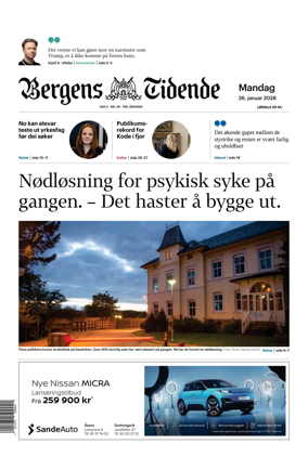 Cover of Bergens Tidende