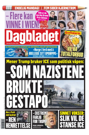 Cover of Dagbladet