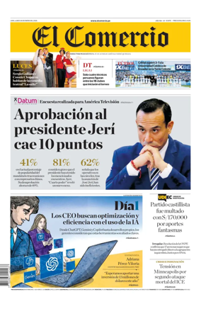 Cover of Diario El Comercio