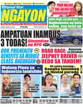 Cover of Pilipino Star Ngayon