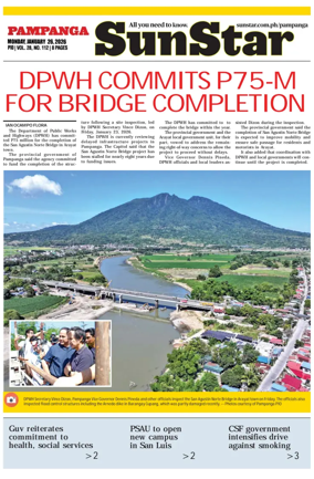 Cover of Sun.Star Pampanga