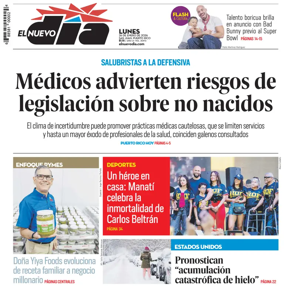 Cover of El Nuevo Dia