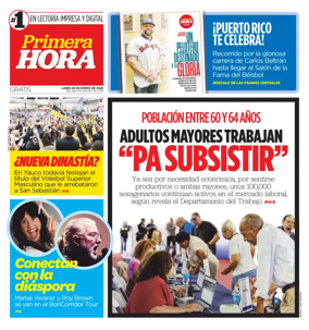 Cover of Primera Hora