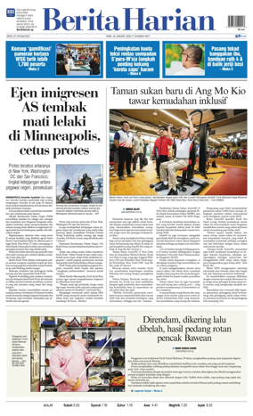 Cover of Berita Harian