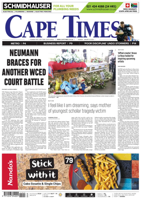 Cover of Cape Times