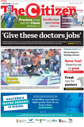 Cover of The Citizen (Gauteng)