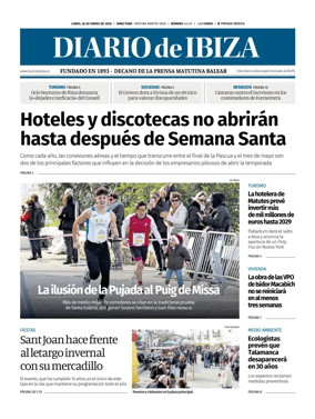 Cover of Diario de Ibiza