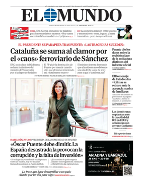 Cover of El Mundo Madrid