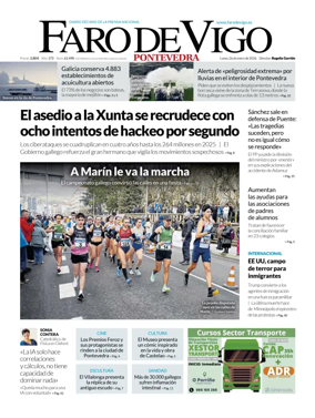 Cover of Faro de Vigo (Pontevedra)