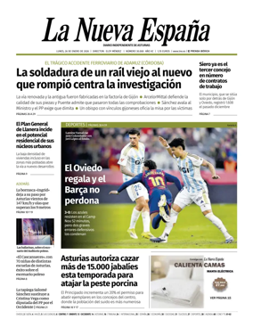 Cover of La Nueva Espana