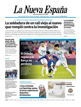 Cover of La Nueva Espana (Oviedo)