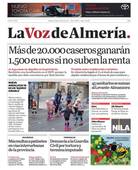 Cover of La Voz de Almeria