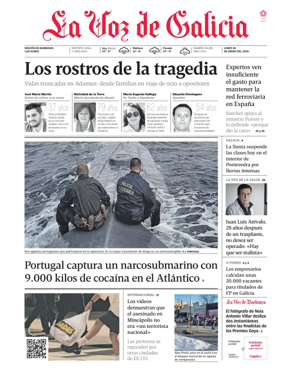 Cover of La Voz de Galicia (Barbanza)