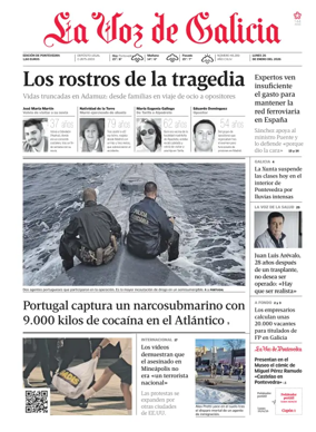 Cover of La Voz de Galicia (Deza)