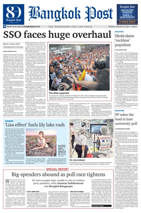 Cover of Bangkok Post