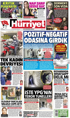Cover of Hurriyet