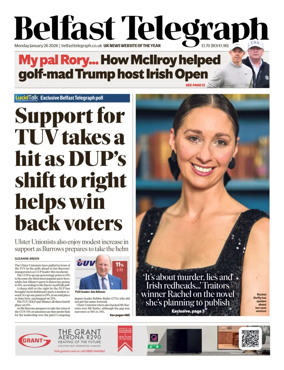 Cover of Belfast Telegraph