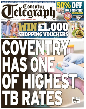 Cover of Coventry Telegraph