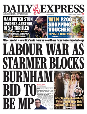 Cover of Daily Express