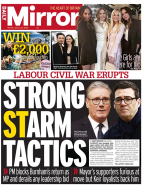 Cover of Daily Mirror