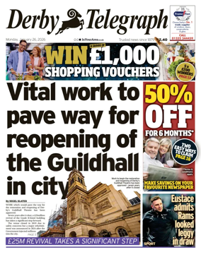 Cover of Derby Telegraph