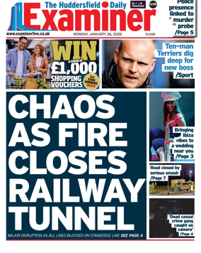 Cover of Huddersfield Daily Examiner