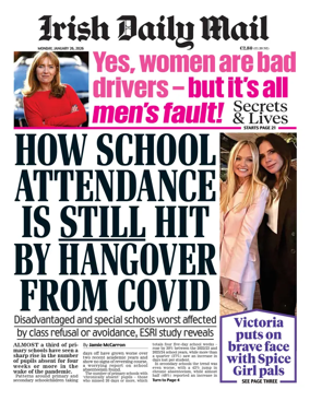 Cover of Irish Daily Mail