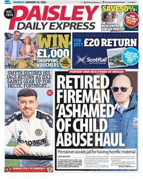 Cover of Paisley Daily Express