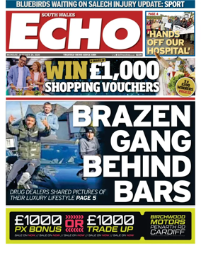 Cover of South Wales Echo