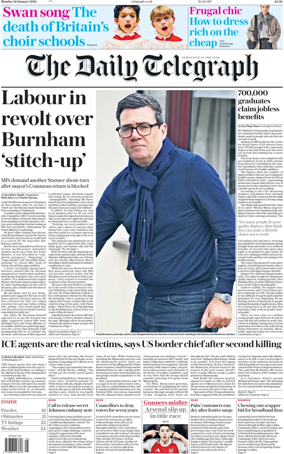 Cover of The Daily Telegraph