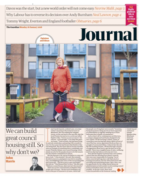 Cover of The Guardian e-paper Journal