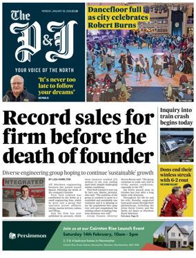 Cover of The Press and Journal (Aberdeen and Aberdeenshire)