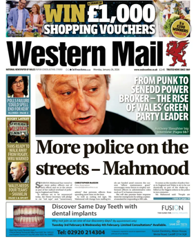 Cover of Western Mail