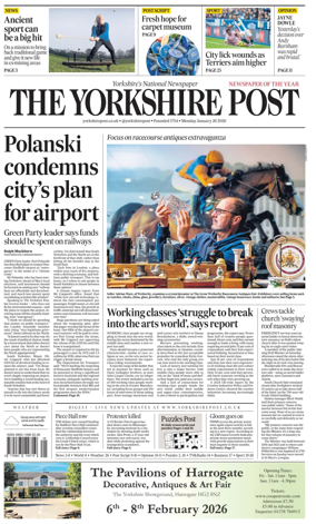 Cover of Yorkshire Post